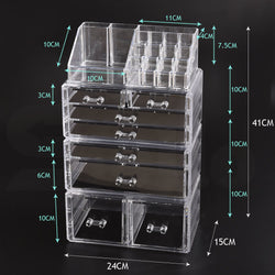 Makeup Organizer Storage Jewellery Box Acrylic