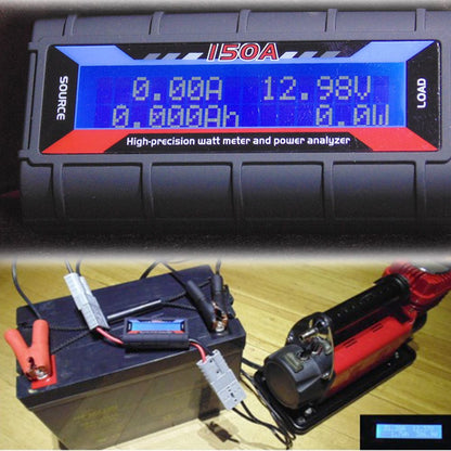 150A Watt Meter Power Analyzer Digital Lcd Solar Volt Amp Anderson