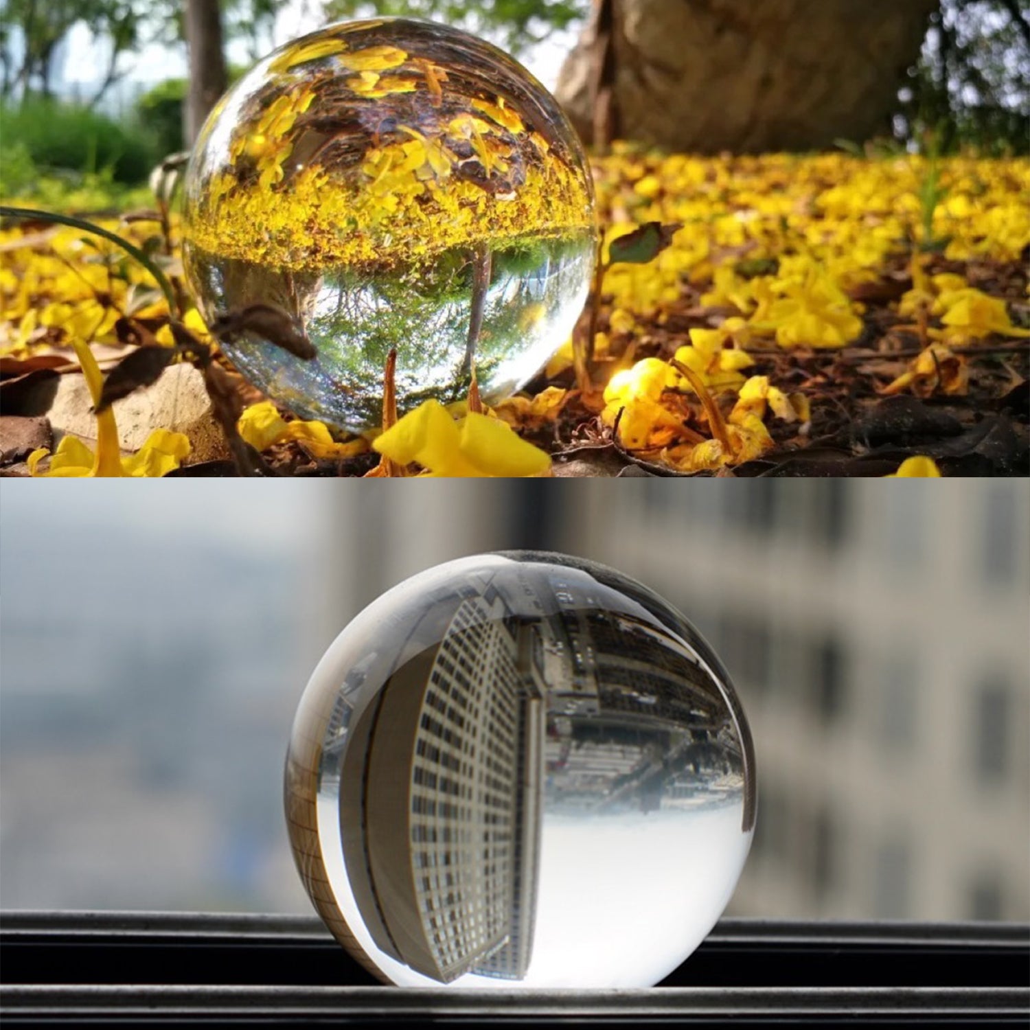 Clear Glass Healing Crystal Ball d�cor gift