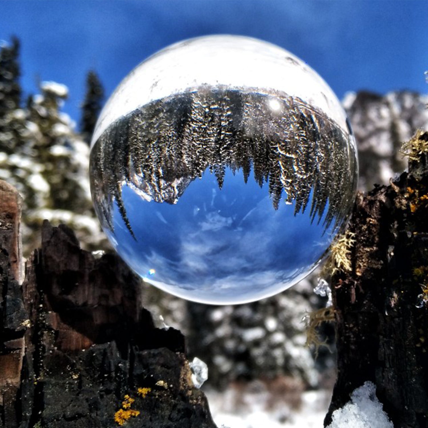 Clear Glass Healing Crystal Ball d�cor gift