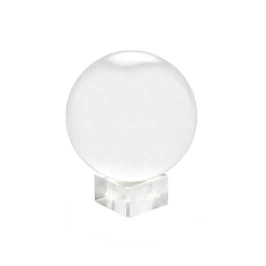 Clear Glass Healing Crystal Ball d�cor gift