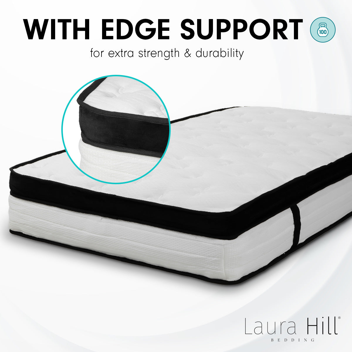Double Mattress with Euro Top Layer - 32cm