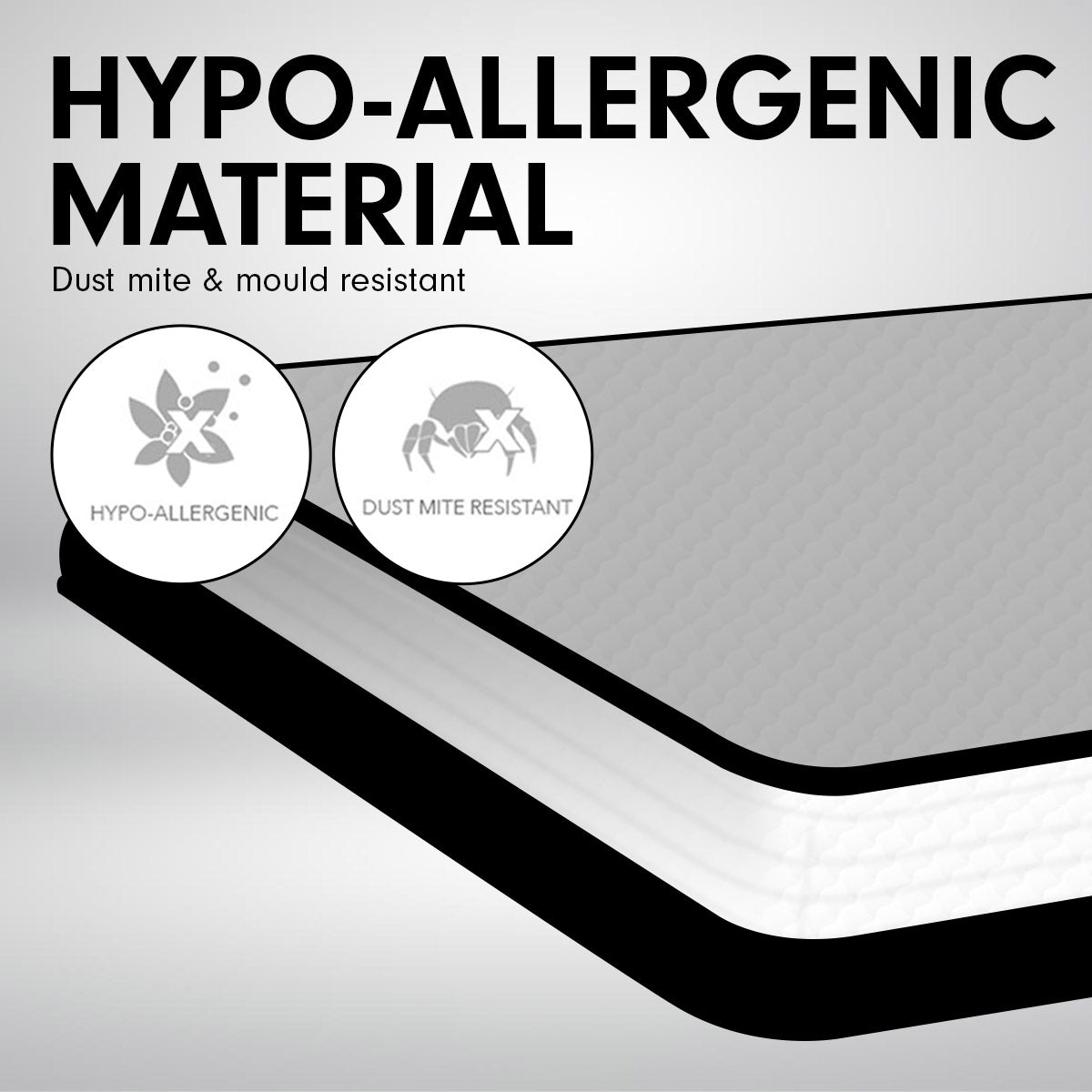 Double Mattress with Euro Top Layer - 32cm