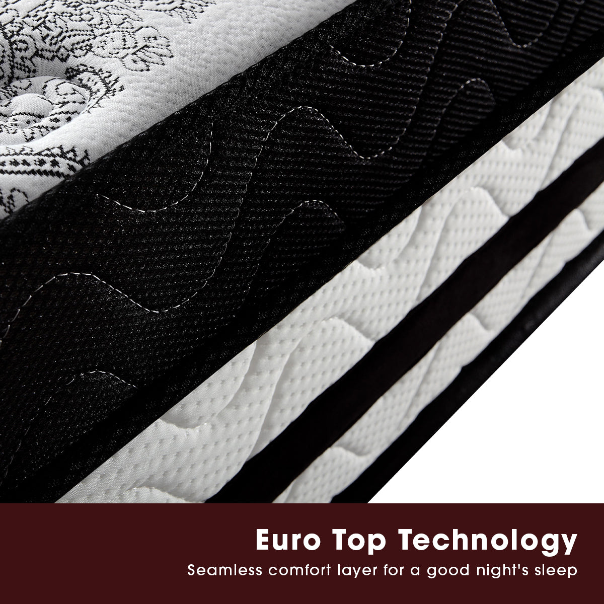 Queen Mattress  with Euro Top - 34cm