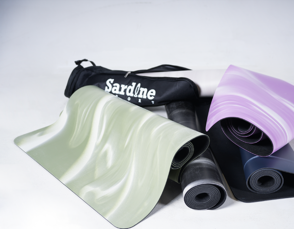 Yoga Mat Bags & Straps Natural Rubber Yoga Mat, Extra 4.5Mm, Thick & Large Mat, High-Density, Anti-Tear