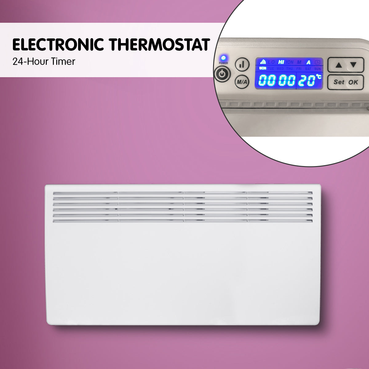 Ndm-15wt 1500w electric panel heater