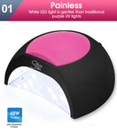 Salon Chic 48W LED UV Nail Lamp Light Gel Polish Dryer Manicure Art Curing Black