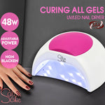 Salon Chic 48W LED UV Nail Lamp Light Gel Polish Dryer Manicure Art Curing White