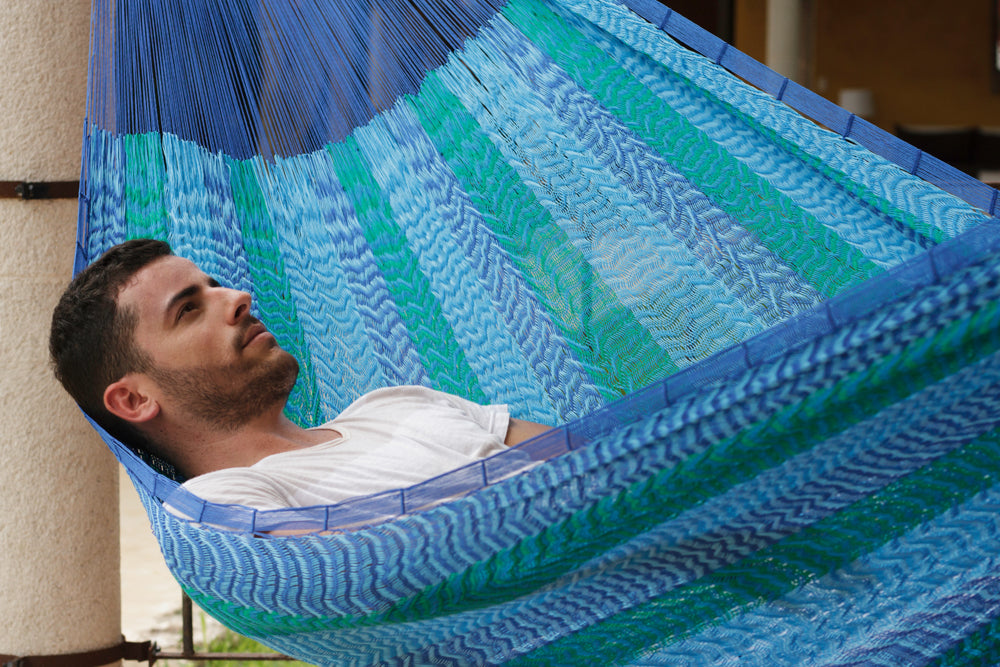 King Size Nylon Plus Hammock in Caribe