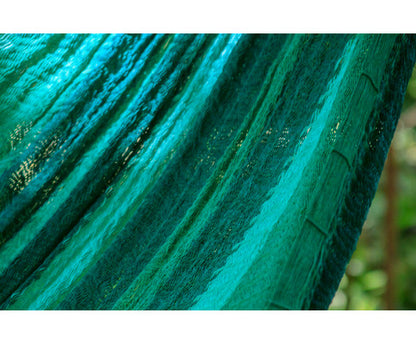 King Plus Size Nylon Mexican Hammock in Fresh Garden Colour