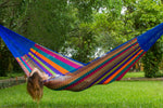 Jumbo Plus Size Nylon Mexican Hammock in Mexicana Colour