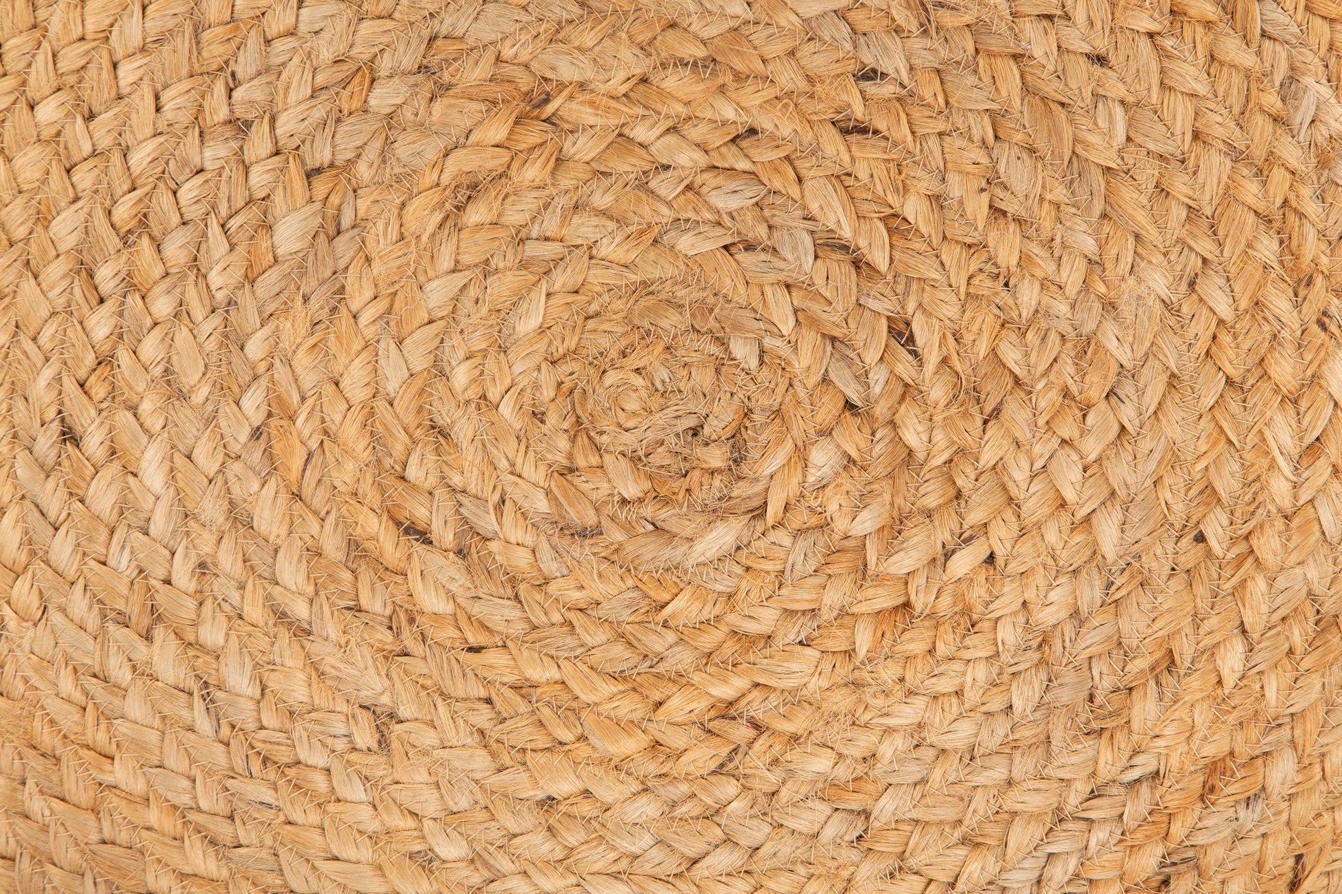 Round Jute Pouf NATURAL
