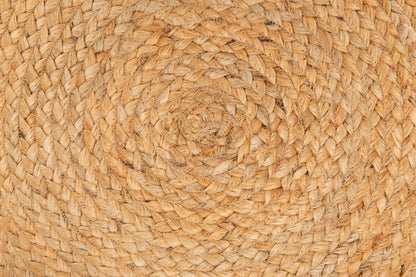 Round Jute Pouf NATURAL
