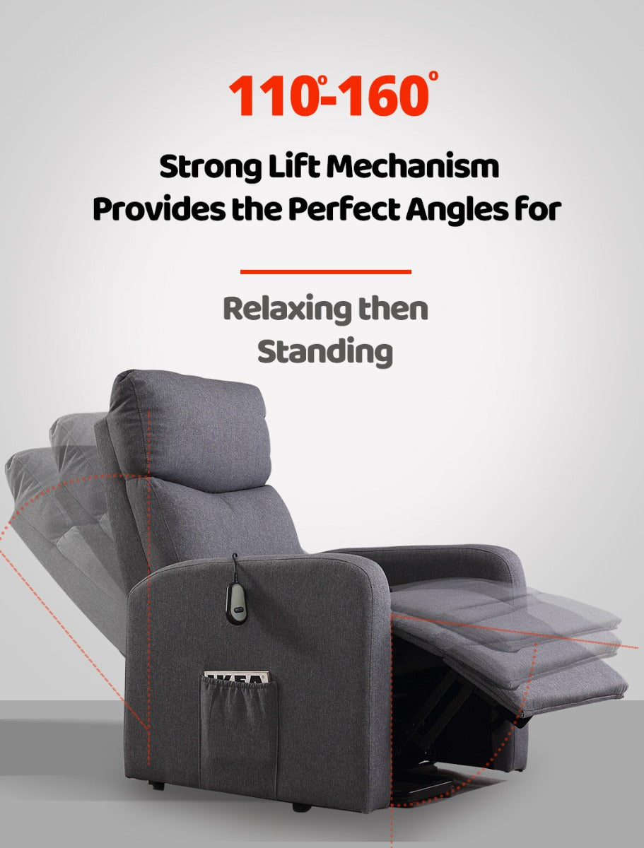 Electric Massage Chair Heating Recliner Chairs Armchair Lift Lounge Sofa