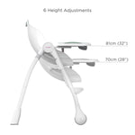 Cocoon 3-Stage Toddler Feeding High Chair-Marshmallow