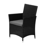Outdoor Dining Chairs Rattan Outdoor Patio Chairs Furniture Set of 2