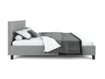 Fabric bed frame grey king
