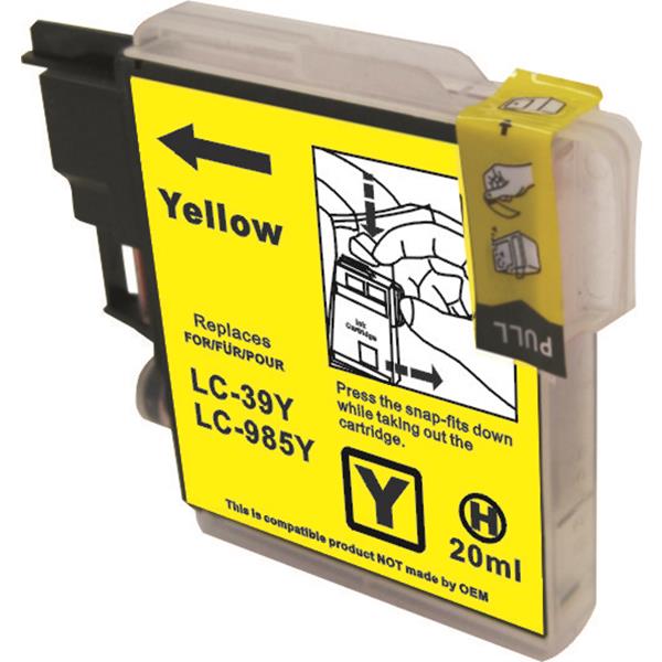 LC39 Compatible Yellow Cartridge 
