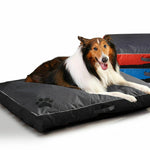 2x Pet Bed Mattress Dog Cat Pad Mat Summer Winter Cushion Pillow M Black