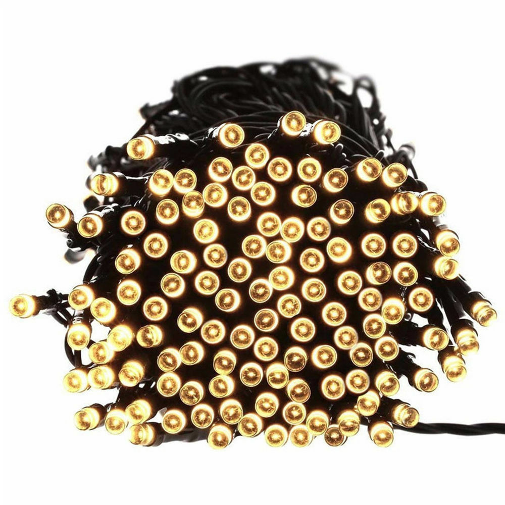 35M 200LED String Solar Powered Fairy Lights Garden Christmas Decor Multi Colour