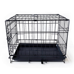 Pet Dog Cage Kennel Metal Crate Enlarged Thickened Reinforced Pet Dog House