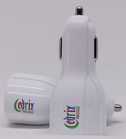 Portable Smart Dual USB Mobile Car Charger Adapter 
