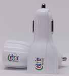 Portable Smart Dual USB Mobile Car Charger Adapter