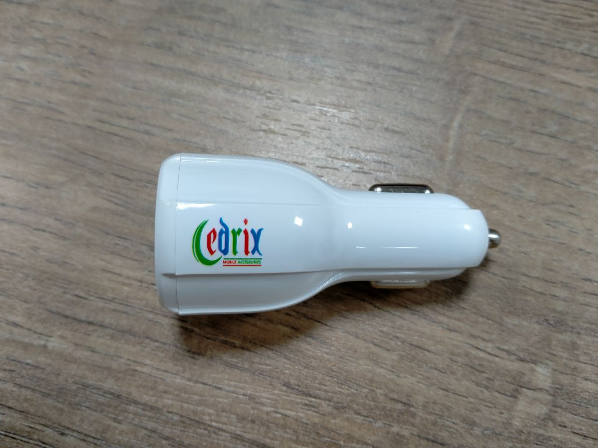 Portable Smart Dual USB Mobile Car Charger Adapter 
