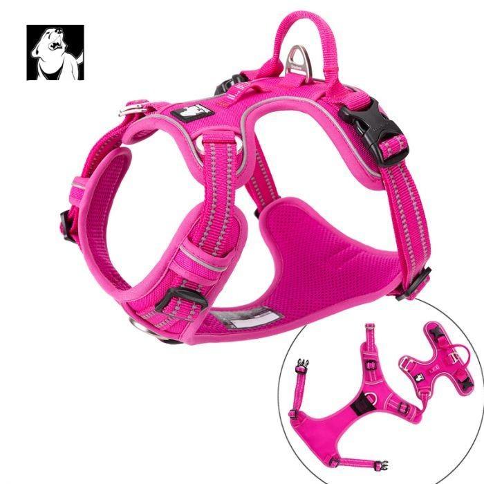 High Density NYLON Pull Harness Pink