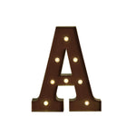 LED Metal Letter Lights Free Standing Hanging Marquee Event Party Decor Letter A