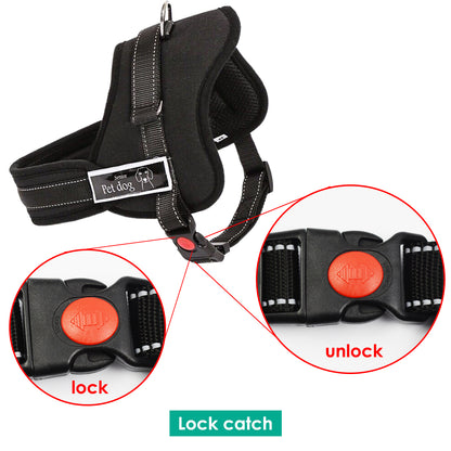 Dog Adjustable Harness Support Pet Training Control Safety Hand Strap Size M