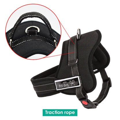 Dog Adjustable Harness Support Pet Training Control Safety Hand Strap Size S