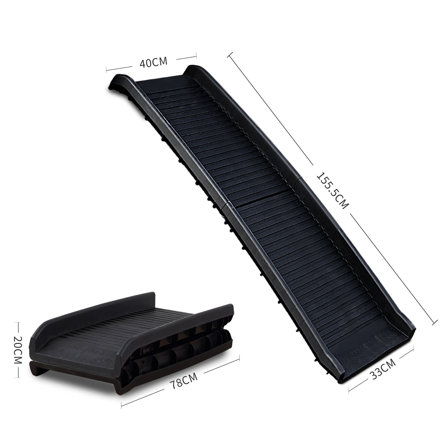 PaWz Dog Ramp Pet Ramps Foldable Ladder Steps Stairs Portable Car Step Travel