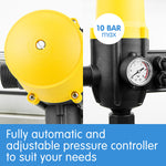 HydroActive 4 stage High Pressure Water Pump - 1000W