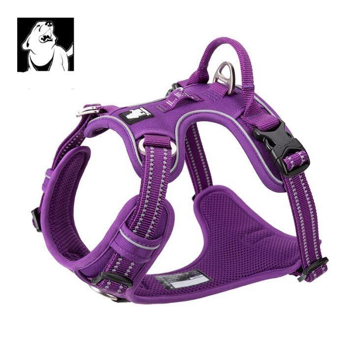 High Density NYLON Pull Harness Purple