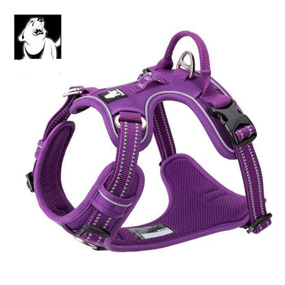High Density NYLON Pull Harness Purple