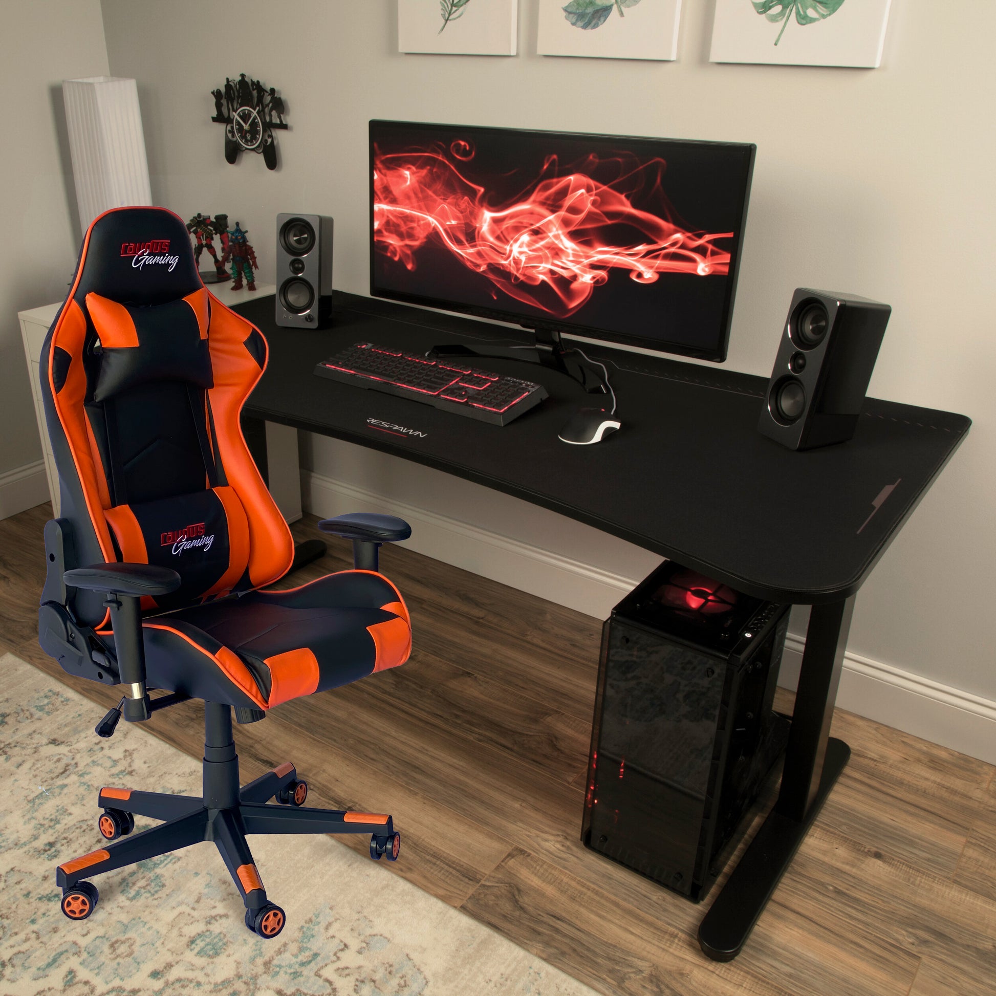 Gaming Racer Chair Orange 
