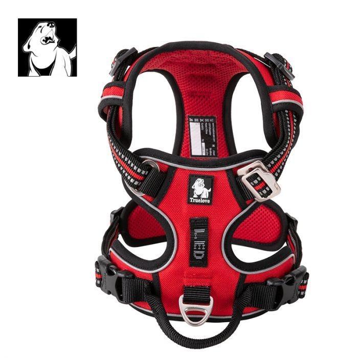 High Density NYLON Pull Harness Red