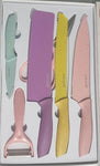 6-piece Huachubao knife set Red