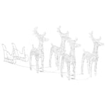 Reindeers & Sleigh Christmas Decoration /Acrylic