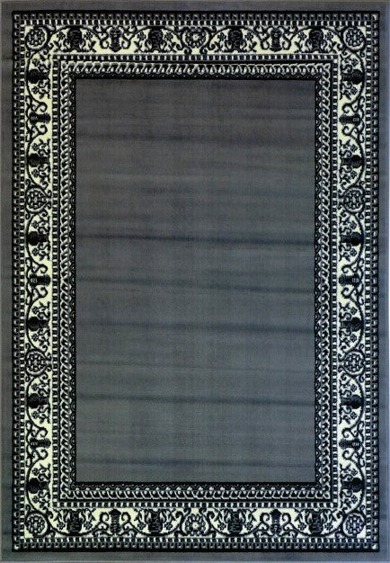 Grey traditional quality rug b171012/506 
