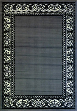 Grey traditional quality rug b171012/506 
