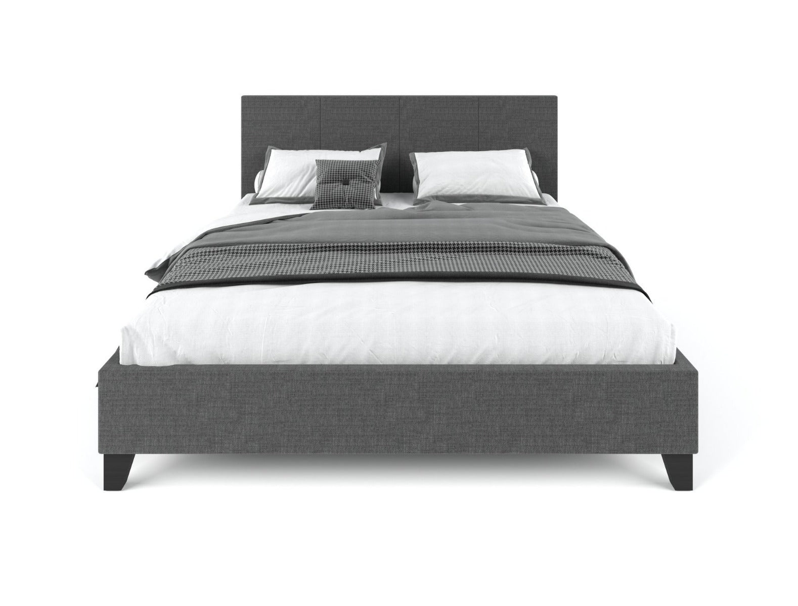 Bed frame charcoal double