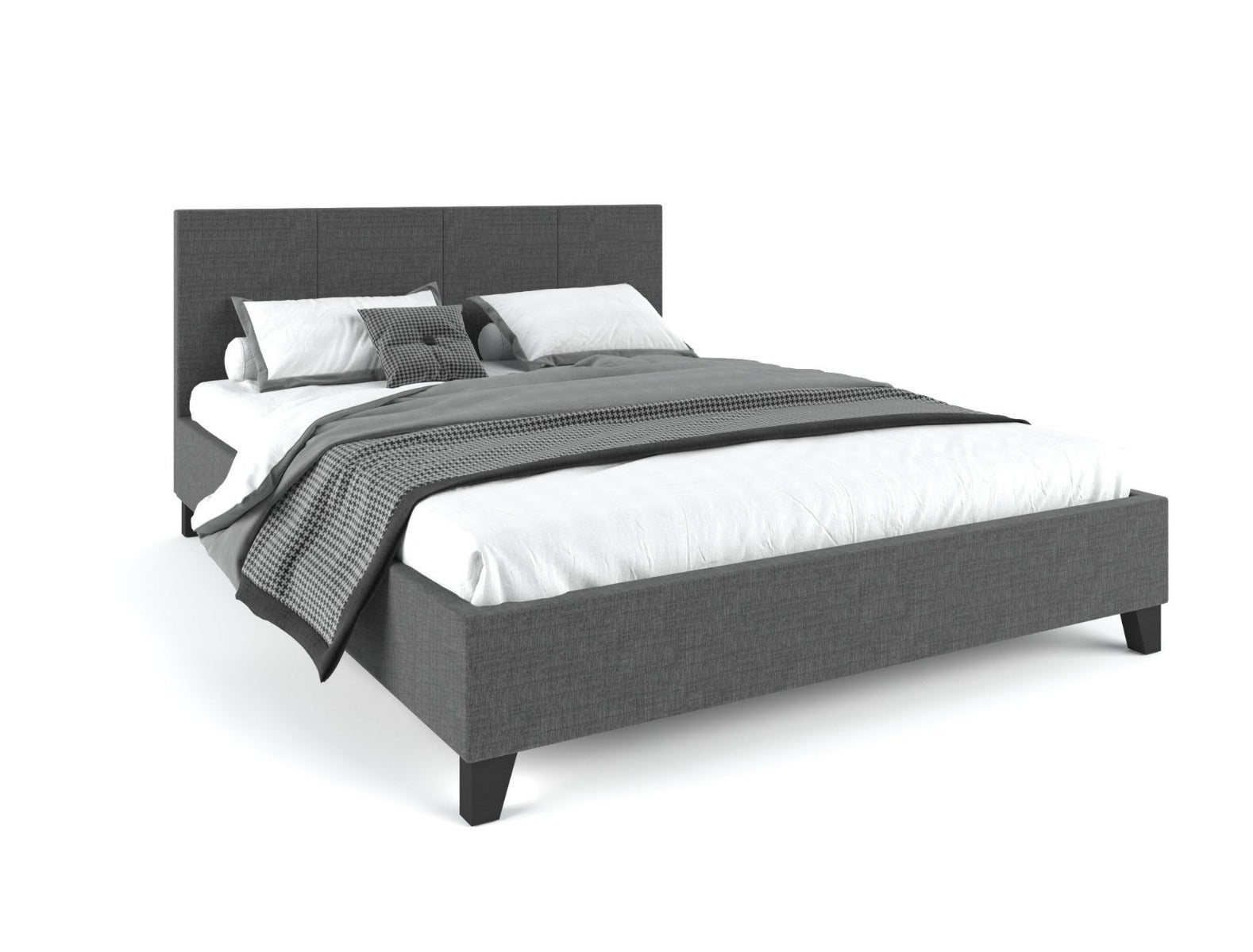 Bed frame charcoal double