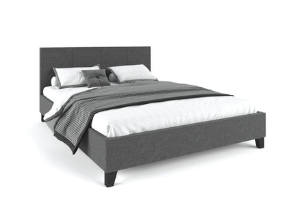 Bed frame charcoal double