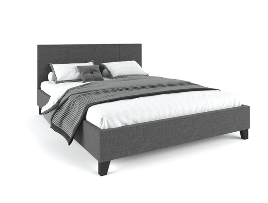 Bed frame charcoal double