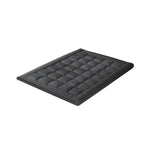 Revitalize Your Sleep with the Queen Microfiber Pillowtop Protector Underlay Pad-White\Charcoal
