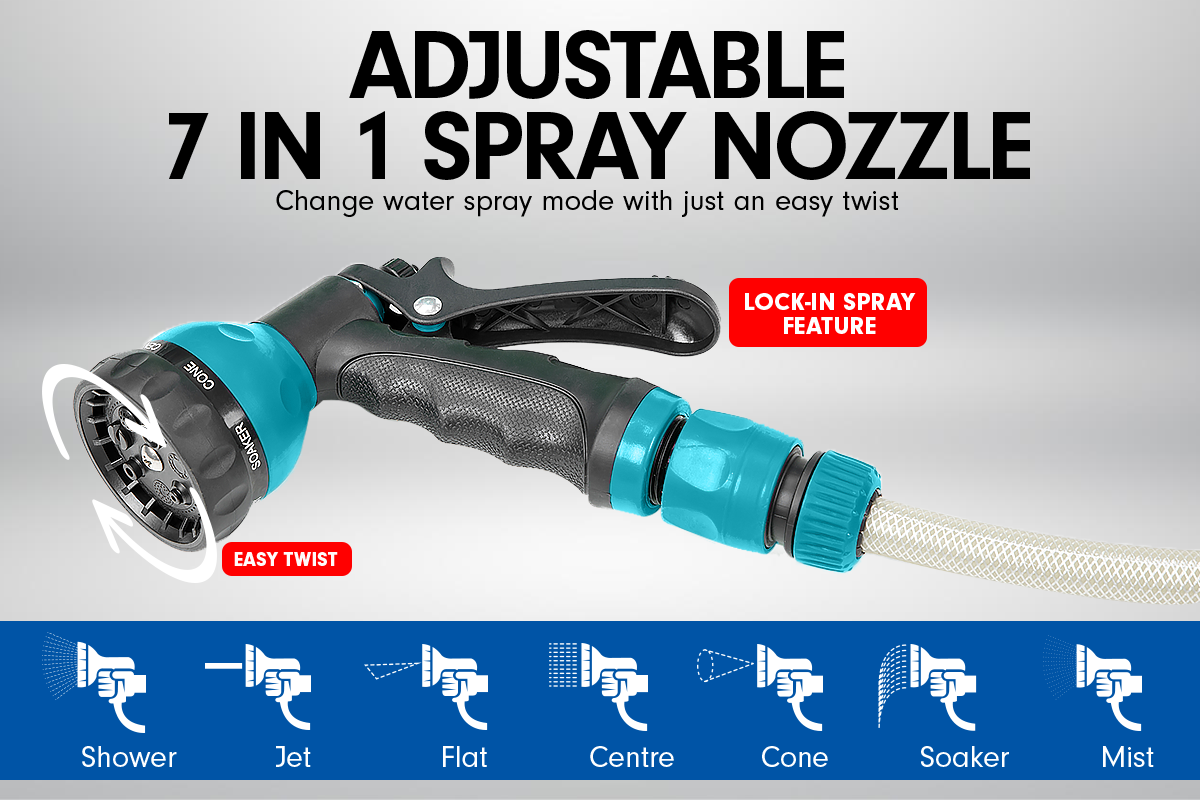 Retractable Garden Water Hose Reel 30M