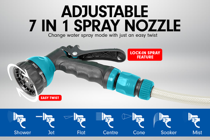 Retractable Garden Water Hose Reel 30M
