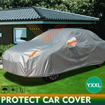 Waterproof Adjustable Large Car Covers Rain Sun Dust UV Proof Protection YXXL